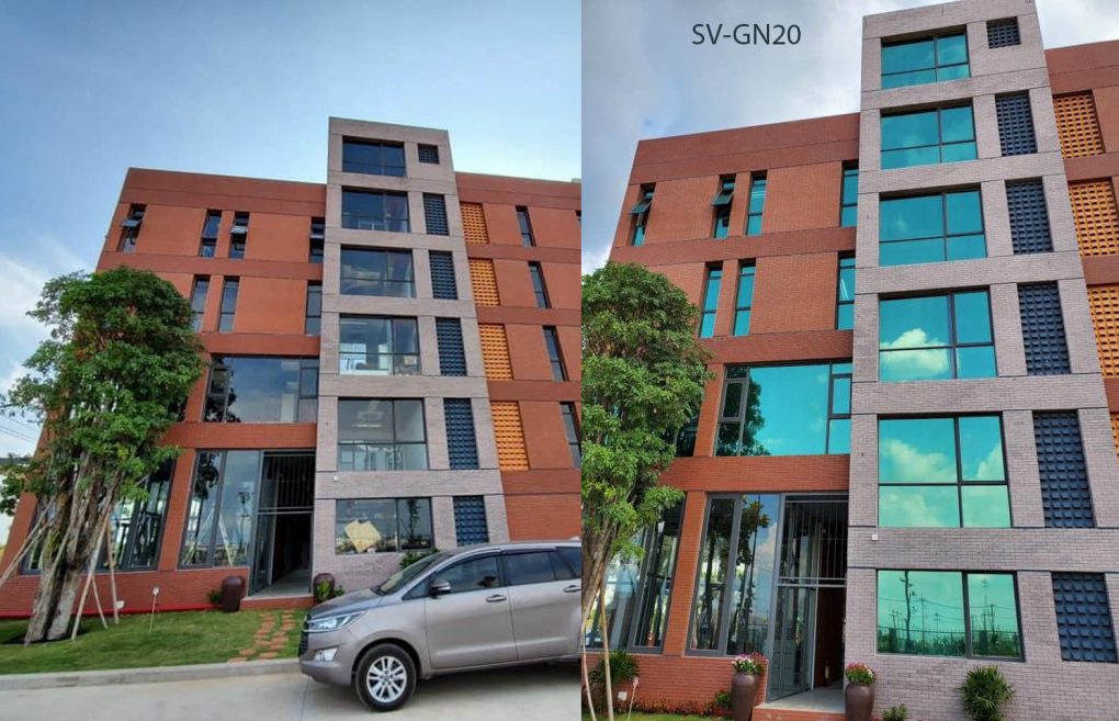 Phim cách nhiệt màu xanh lá